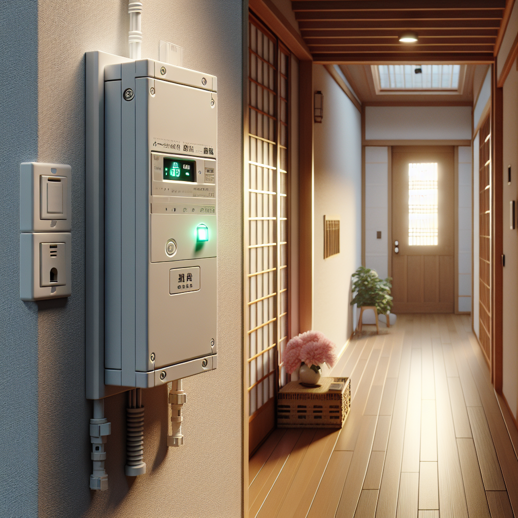 設置した感震ブレーカー